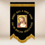 Drapeau de Deuil Jésus Souffrant