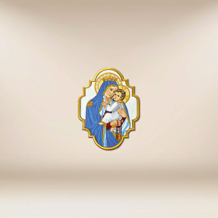 Application brodée Notre-Dame du Scapulaire