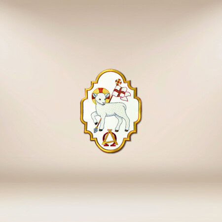 Application brodée Agneau de Dieu