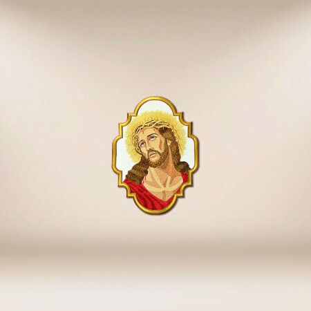 Application brodée Jésus Cierpiący