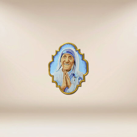 Application brodée Sainte Teresa de Calcutta