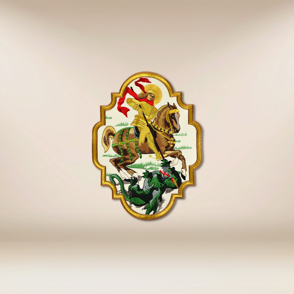 Application brodée Saint Georges