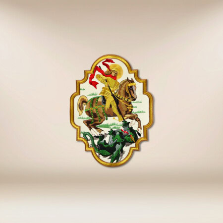 Application brodée Saint Georges