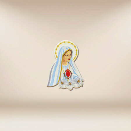 Application brodée Mère de Dieu