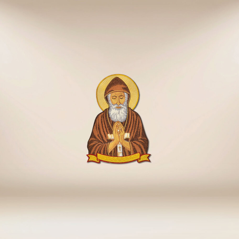 Application brodée Saint Charbel