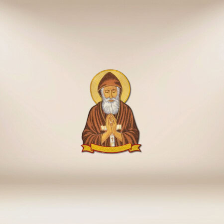 Application brodée Saint Charbel