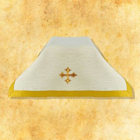 Voile de calice en teinte ecru 45x45cm