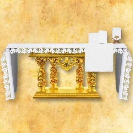 Nappe d’autel brodée