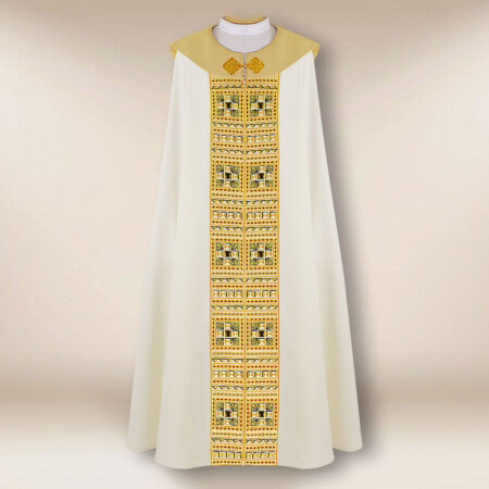 chape liturgique brodée solennelle