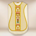 Chasuble brodée romaine Sainte Trinité