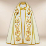 Chape franciscaine brodée