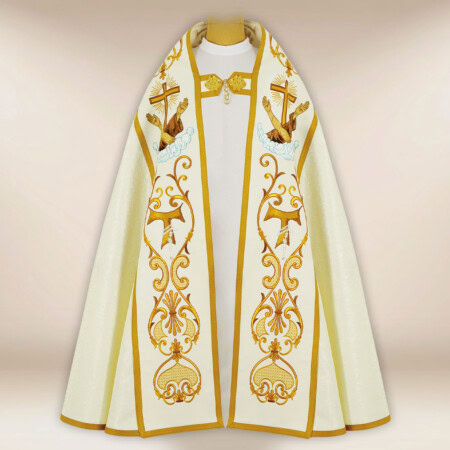 Chape franciscaine brodée