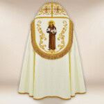 Chape franciscaine brodée