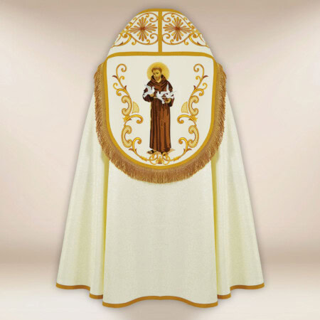 Chape franciscaine brodée