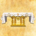 Nappe brodée Franciscain