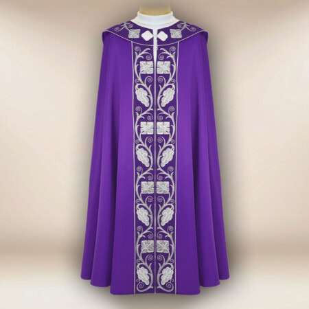 Chape liturgique brodée