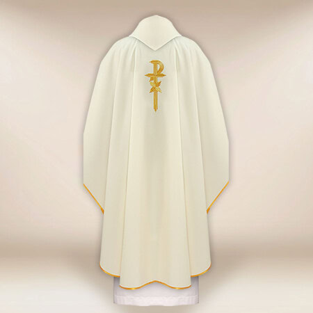EnseNotre-Damele chasuble et étole liturgique avec le syNotre-Dameole de l'Agneau