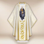 Chasuble brodée Saint Rita