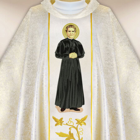 Chasuble brodée Saint Jean Bosco