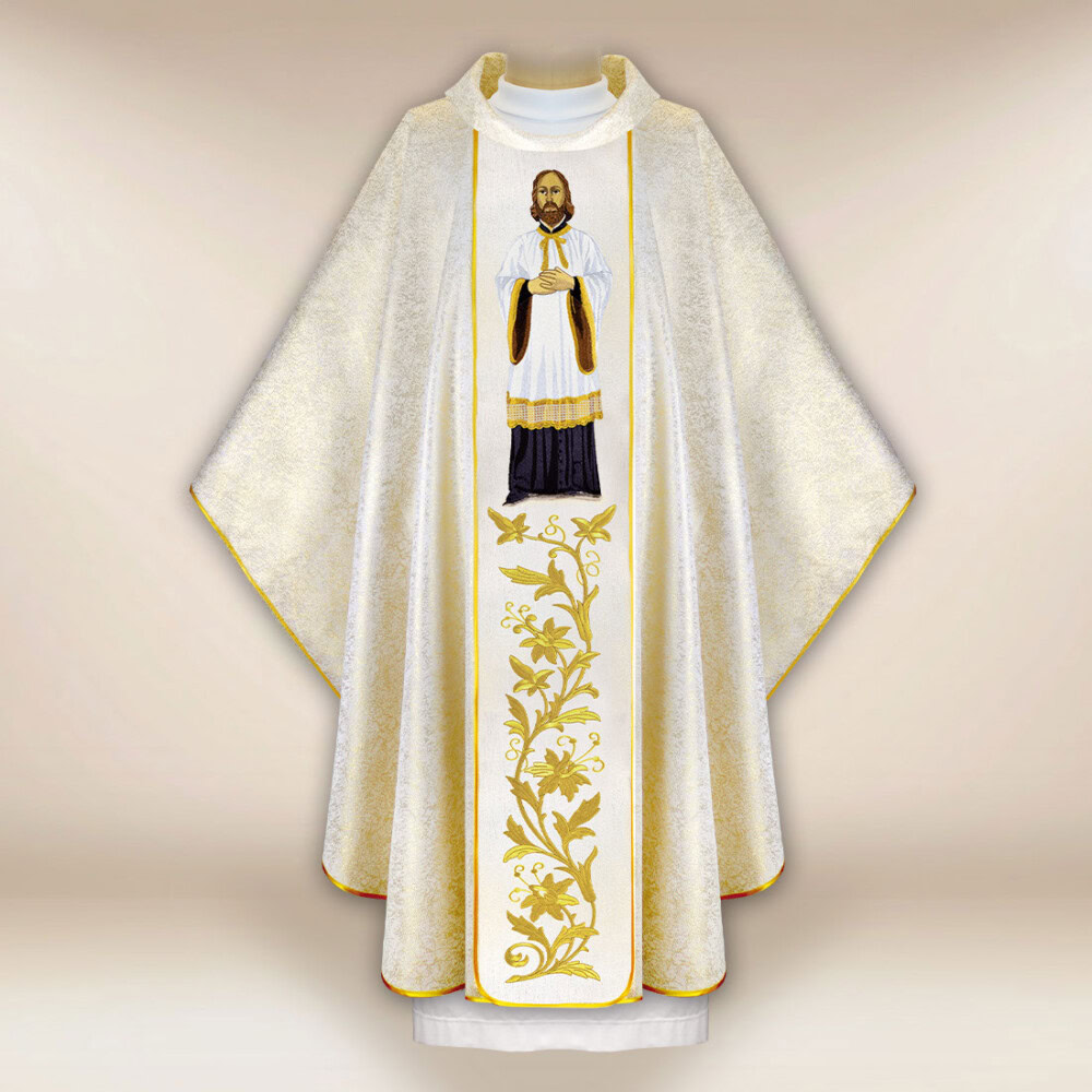 Chasuble brodée Saint Jean de Kante