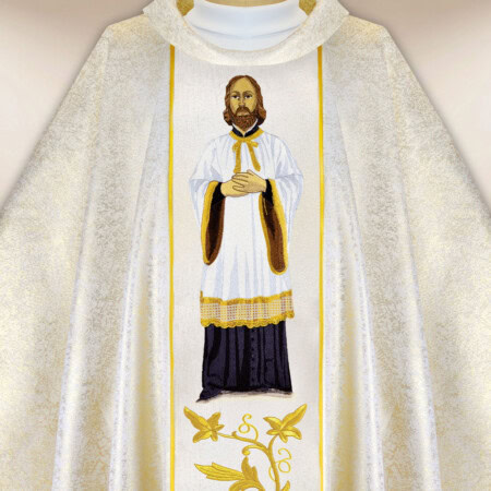 Chasuble brodée Saint Jean de Kante
