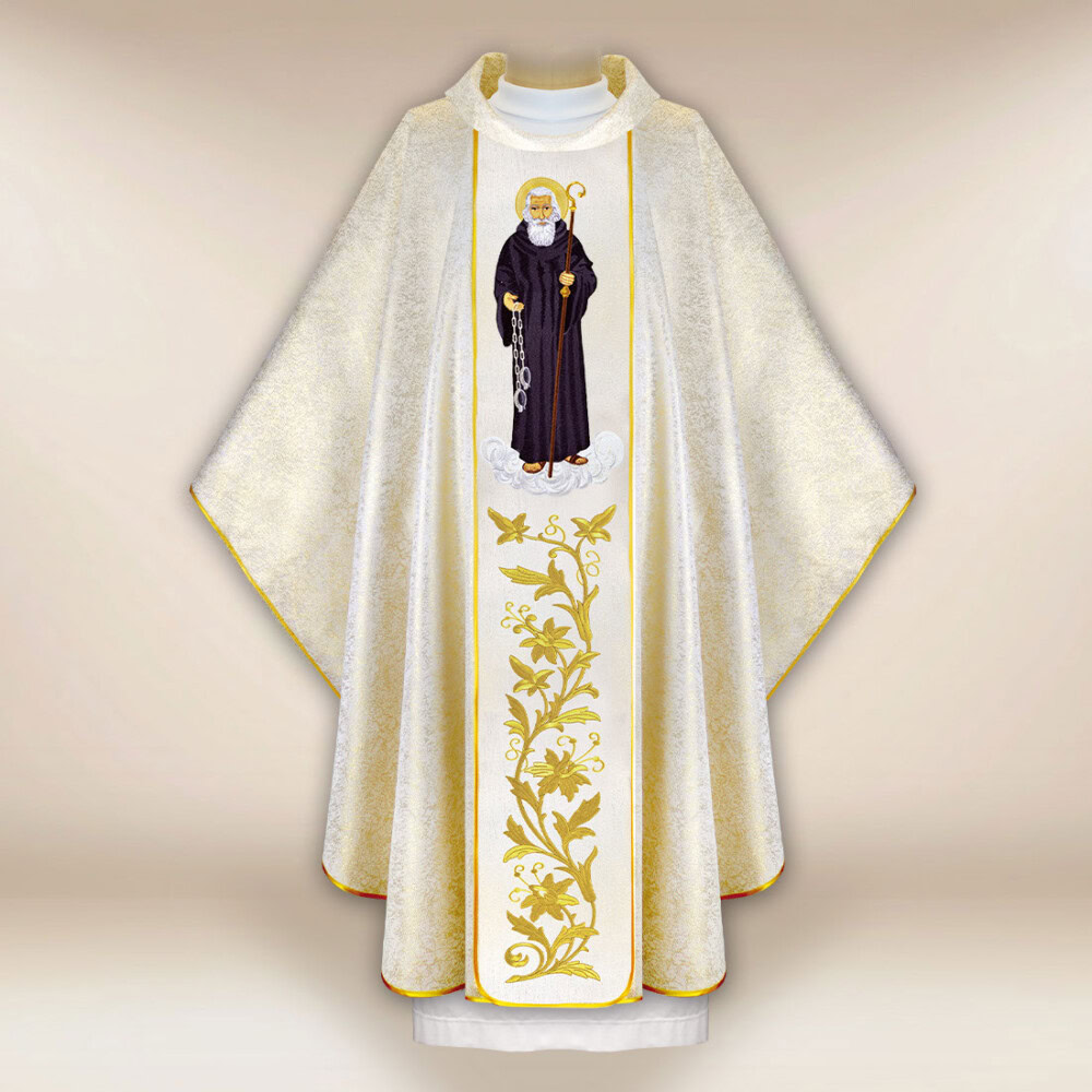 Chasuble brodée Saint Léonard