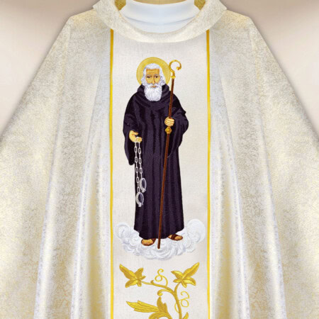 Chasuble brodée Saint Léonard