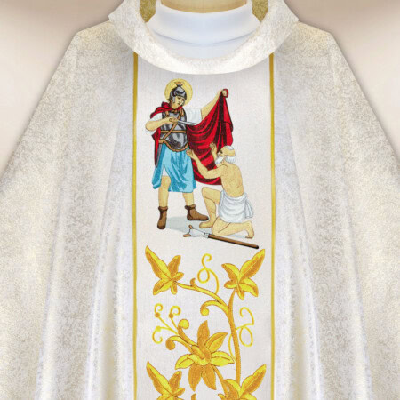 Chasuble brodée Saint Martin