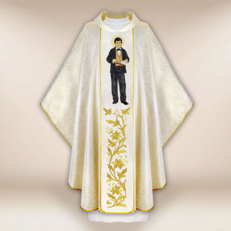 Chasuble brodée Saint Dominique Savio