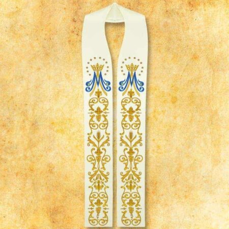 L'étole liturgique brodée Maryjane
