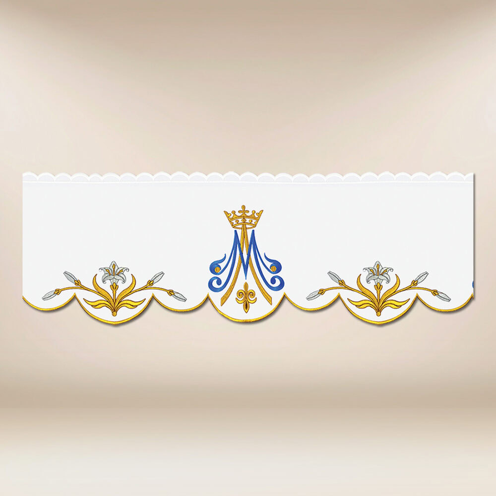 Dentelle brodée mariale