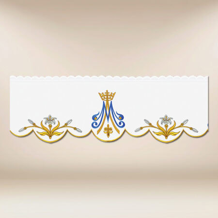 Dentelle brodée mariale