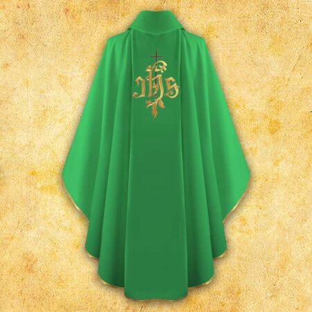 Chasuble brodée IHS