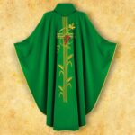 Chasuble brodée Alfa Omega