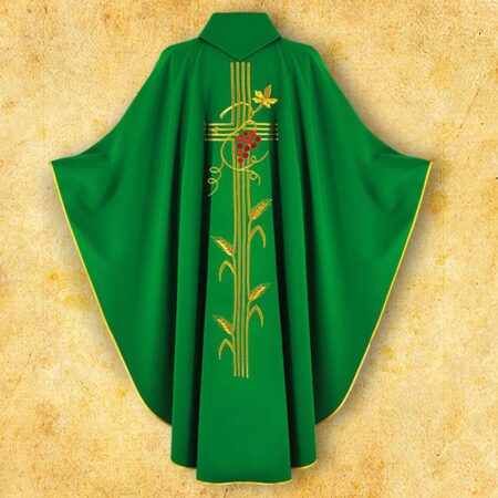 Chasuble brodée Alfa Omega