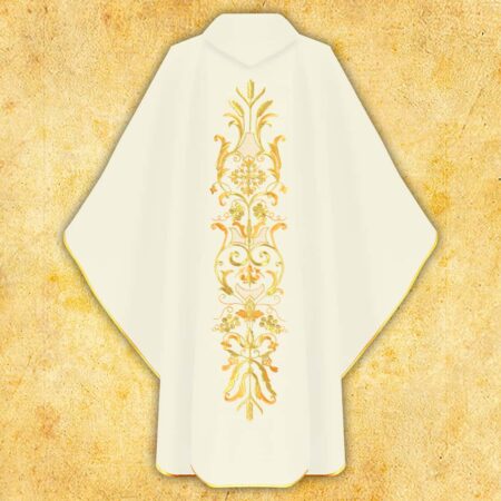 Chasuble brodée Kłosy i Winogrono