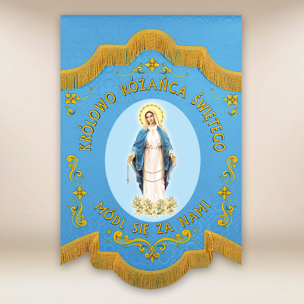 Mini Drapeau Double Face du Rosaire