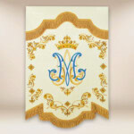 Mini Drapeau Double Face du Rosaire