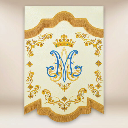 Mini Drapeau Double Face du Rosaire