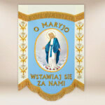 Mini Drapeau Double Face Mère de Dieu