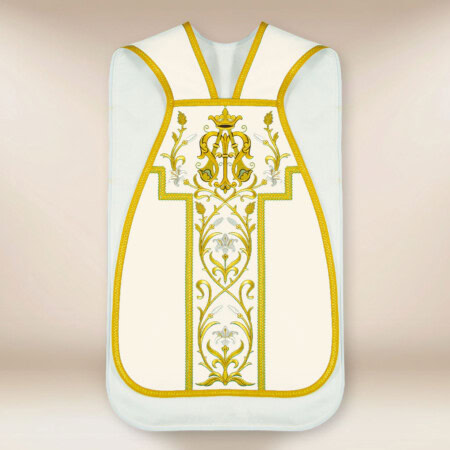 Chasuble brodée romaine Maryjny