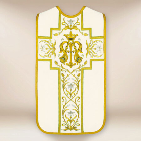 Chasuble brodée romaine Maryjny