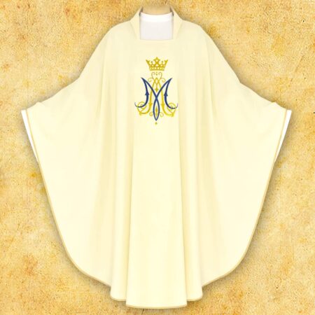 Chasuble liturgique brodée Maryjny