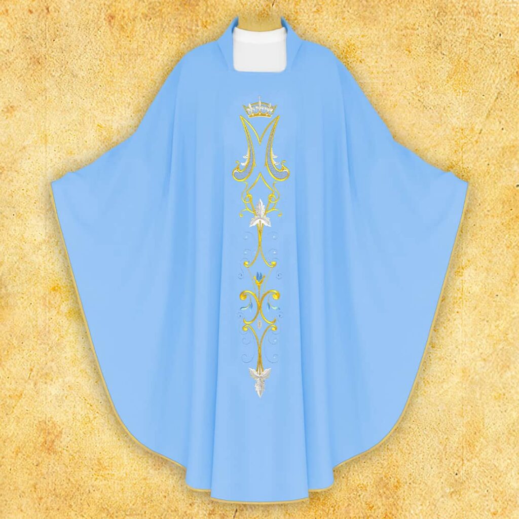 Chasuble brodée Maryjny