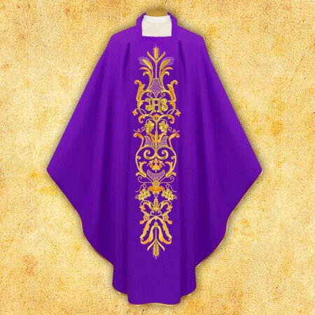 Chasuble brodée Épis et Raisins