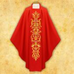 Chasuble brodée Épis et Raisins