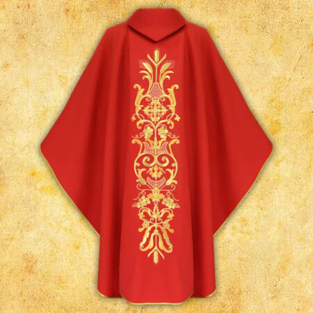 Chasuble brodée Épis et Raisins