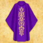 Chasuble brodée Épis et Raisins