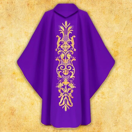 Chasuble brodée Épis et Raisins