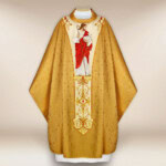 Chasuble brodée Jésus Bon Pasteur